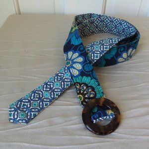 Vera Bradley Blue Reversible Belt